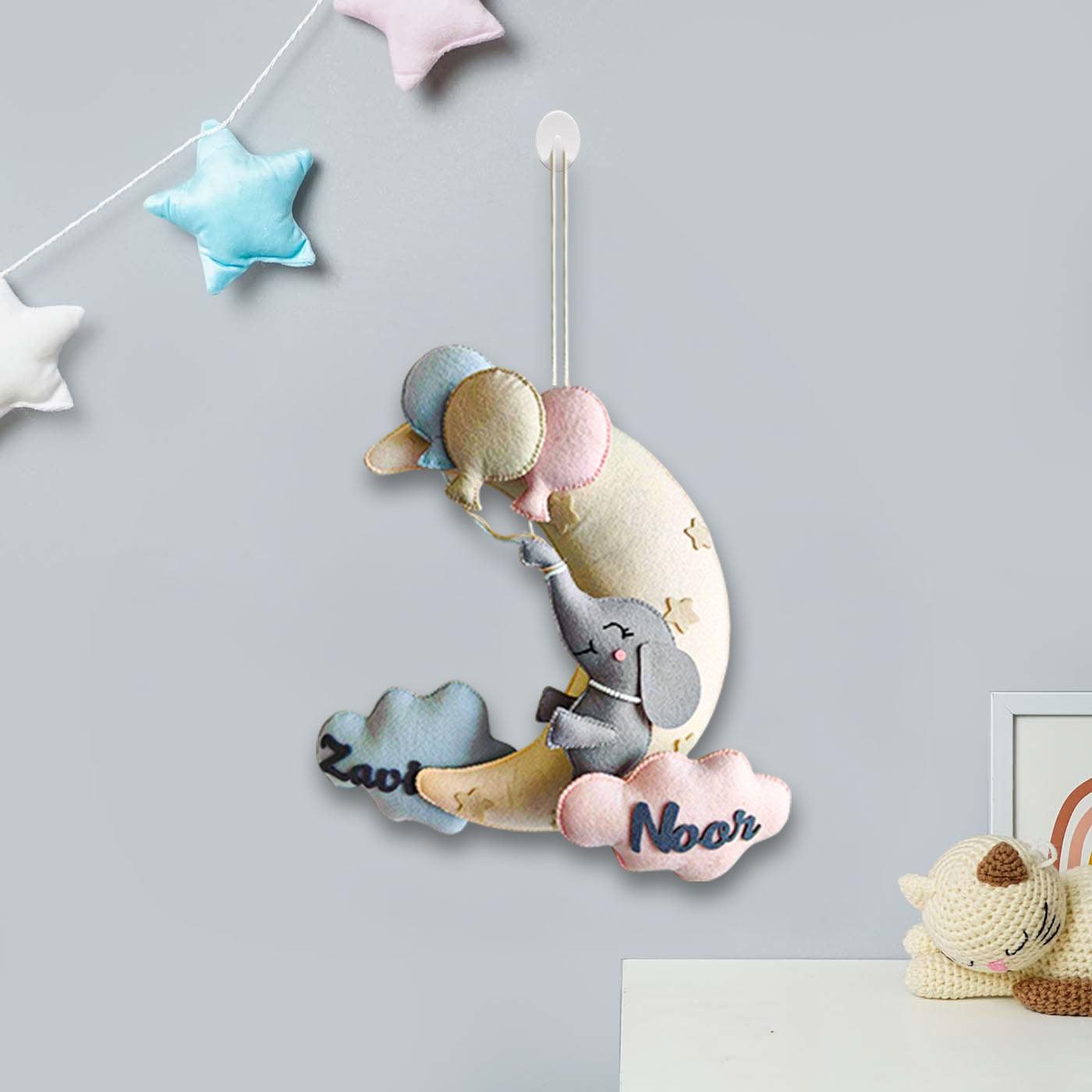 Elephant’s Balloon Bliss Name Hanging