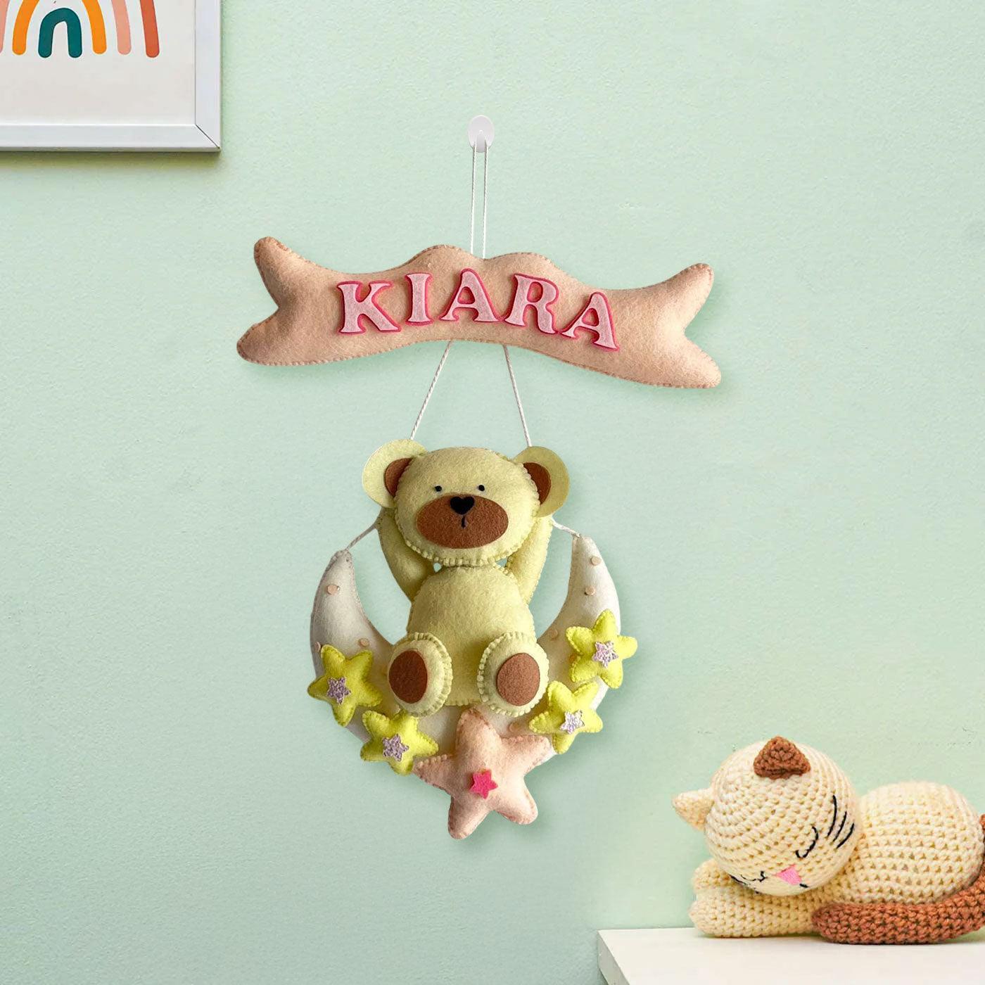 Teddy's Moon Magic Name Hanging