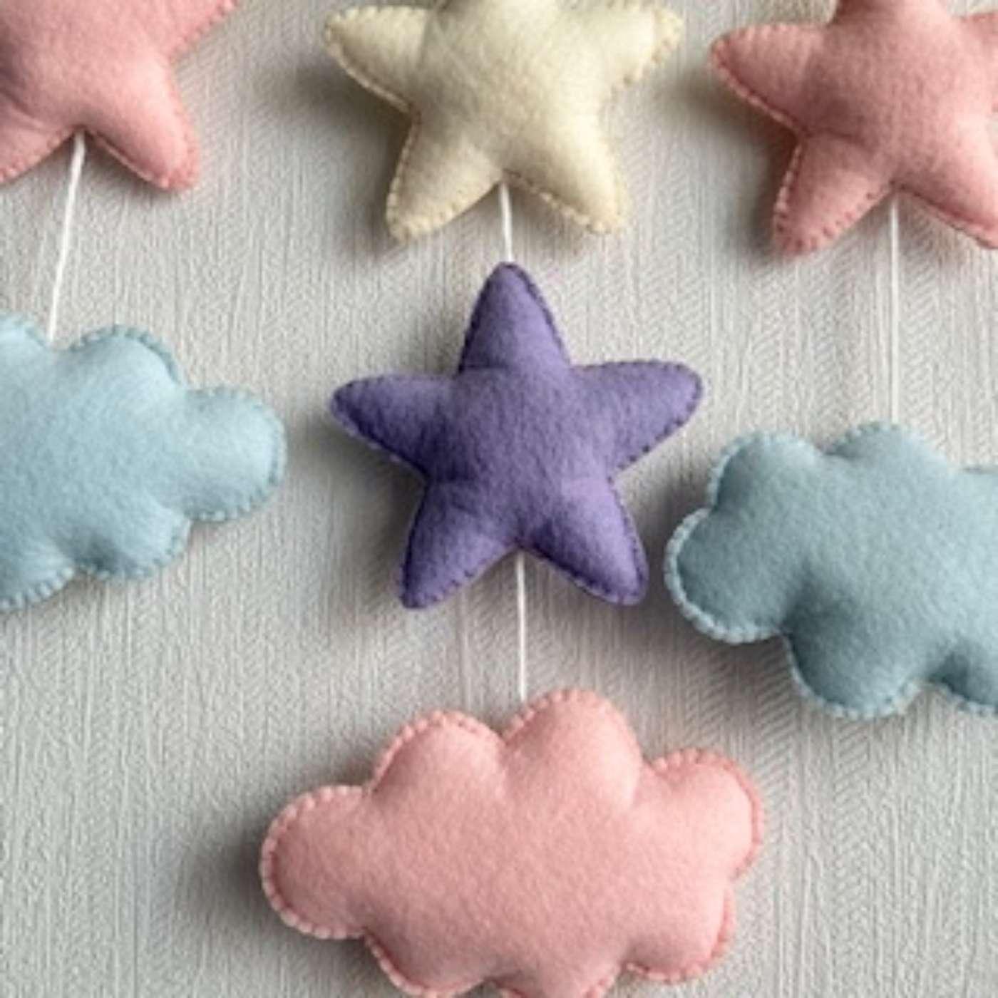 Teddy on a Star Name Hanging