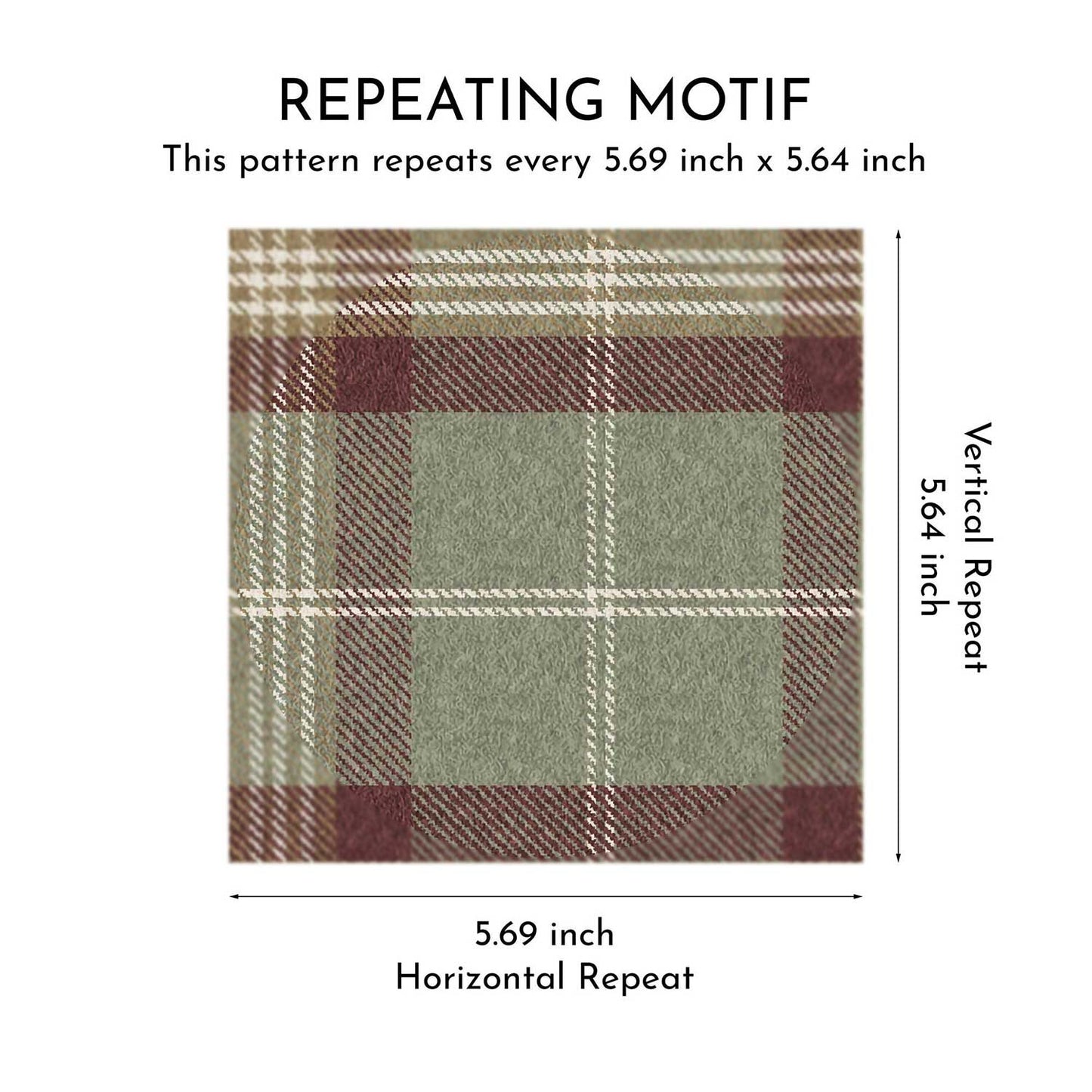 Rosewell Tartan Wallpaper - Willow Moss