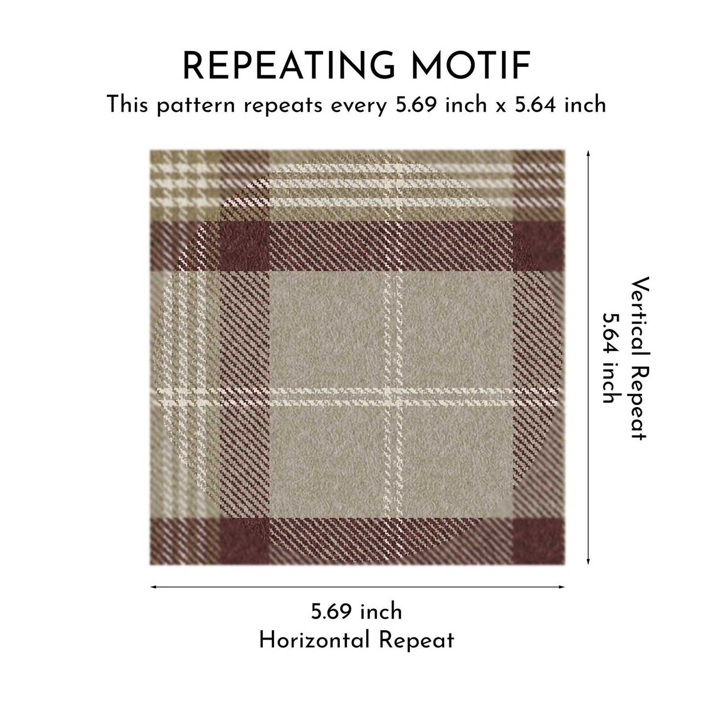 Rosewell Tartan Wallpaper - Fawn Ash