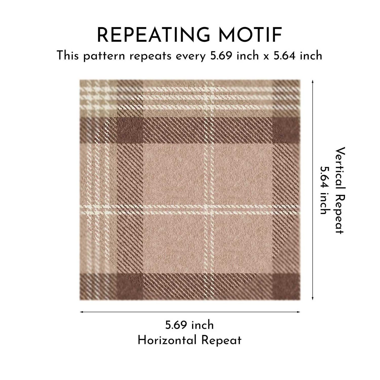 Rosewell Tartan Wallpaper - Blush Tweed