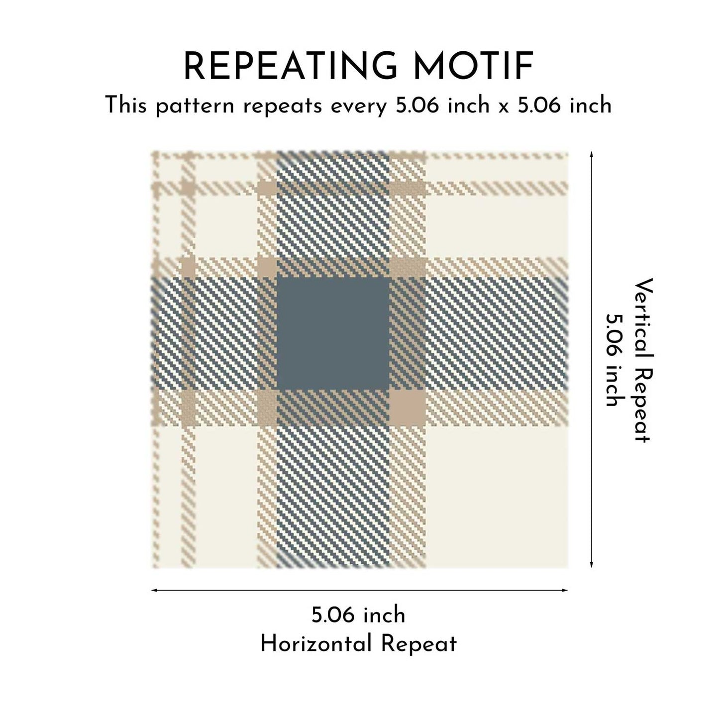 Hawthorne Plaid Wallpaper - Slateford Blue