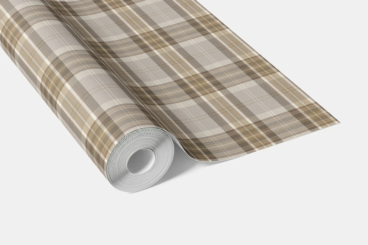 Langford Grid Wallpaper - Hearthstone Beige