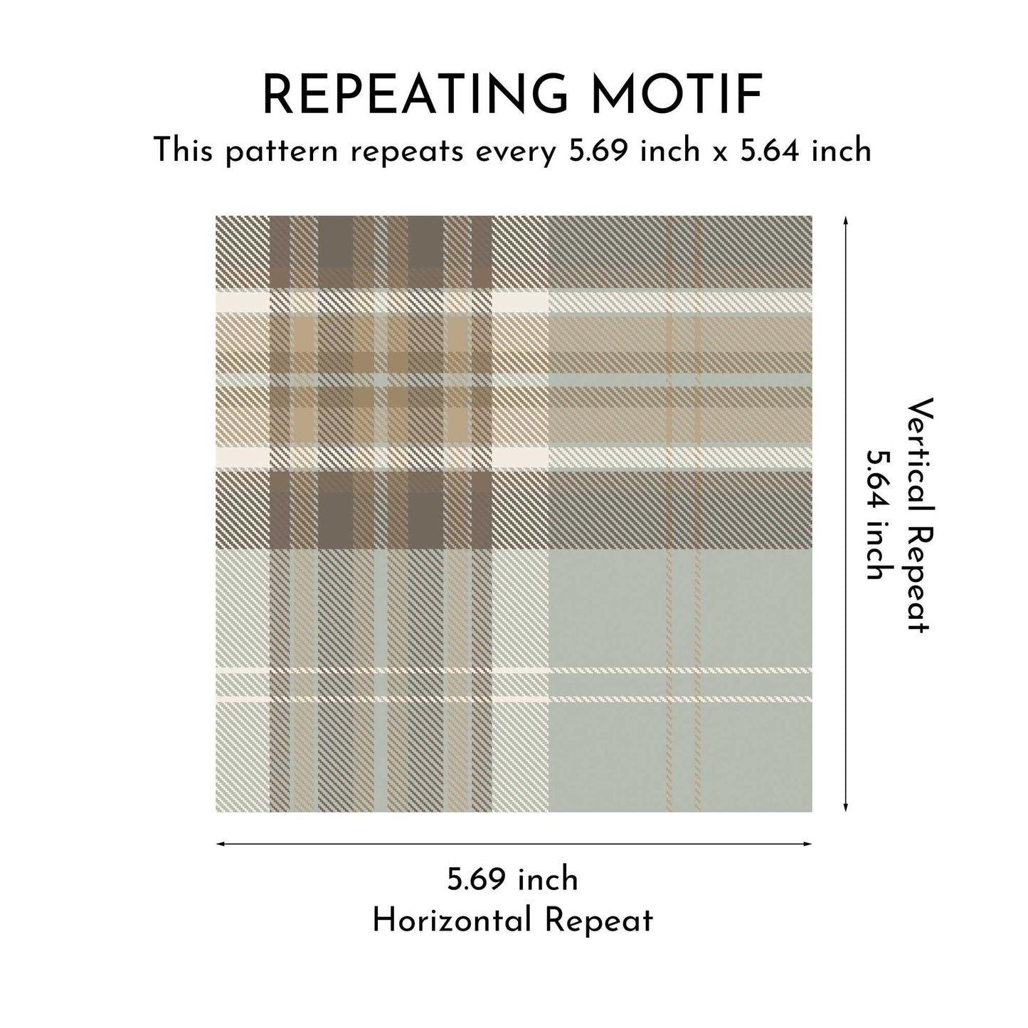 Langford Grid Wallpaper - Pale Willow