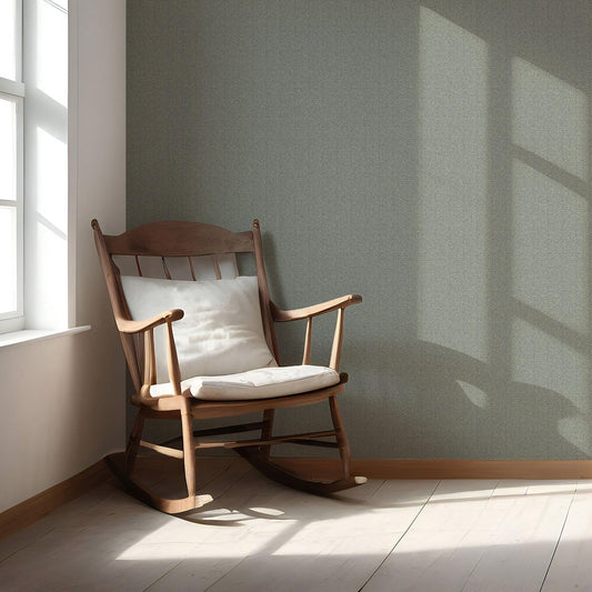 Herringford Linen Wallpaper - Sage Dust