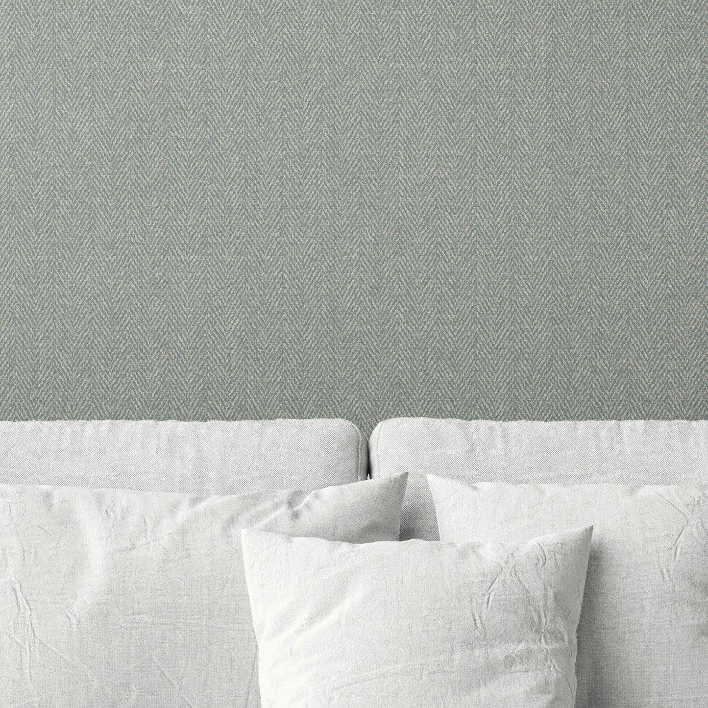 Herringford Linen Wallpaper - Sage Dust
