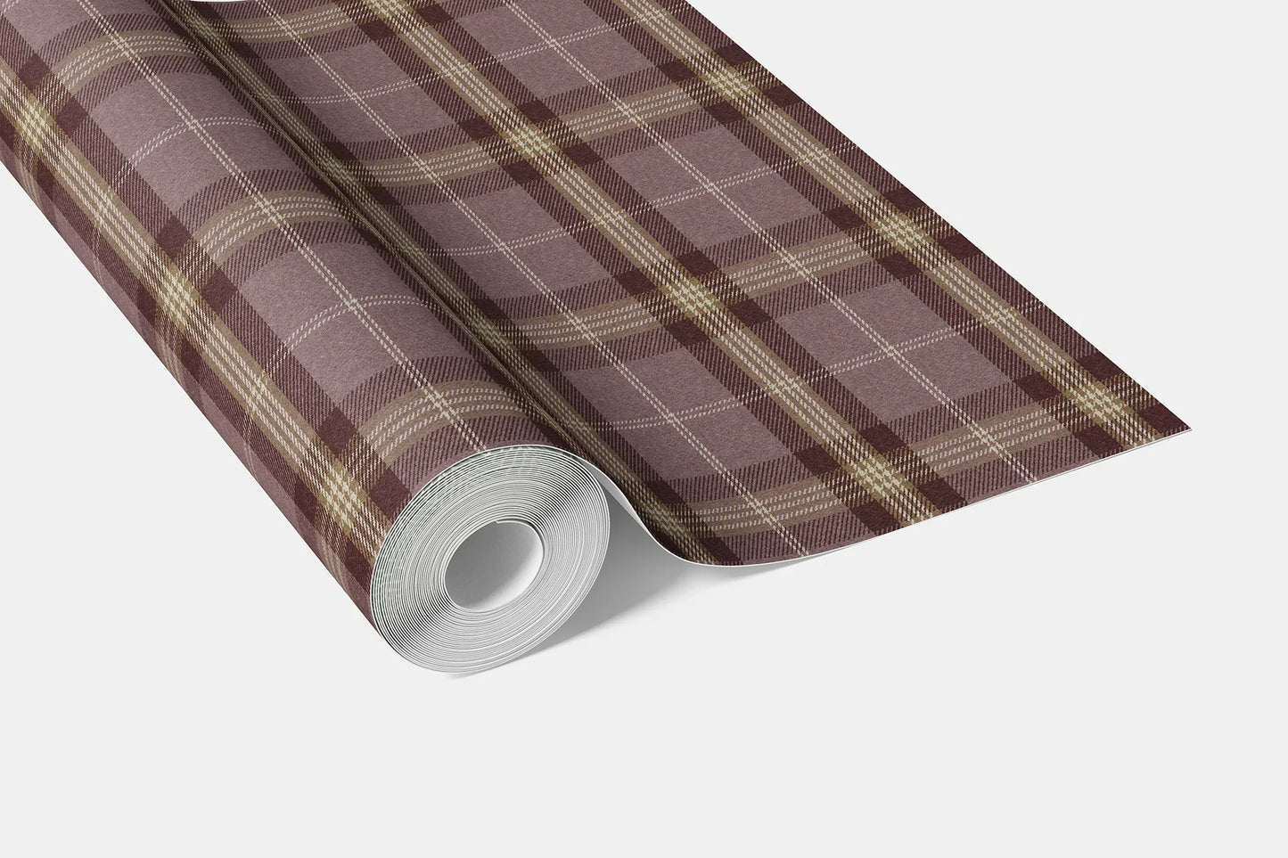 Rosewell Tartan Wallpaper - Mulberry Hearth