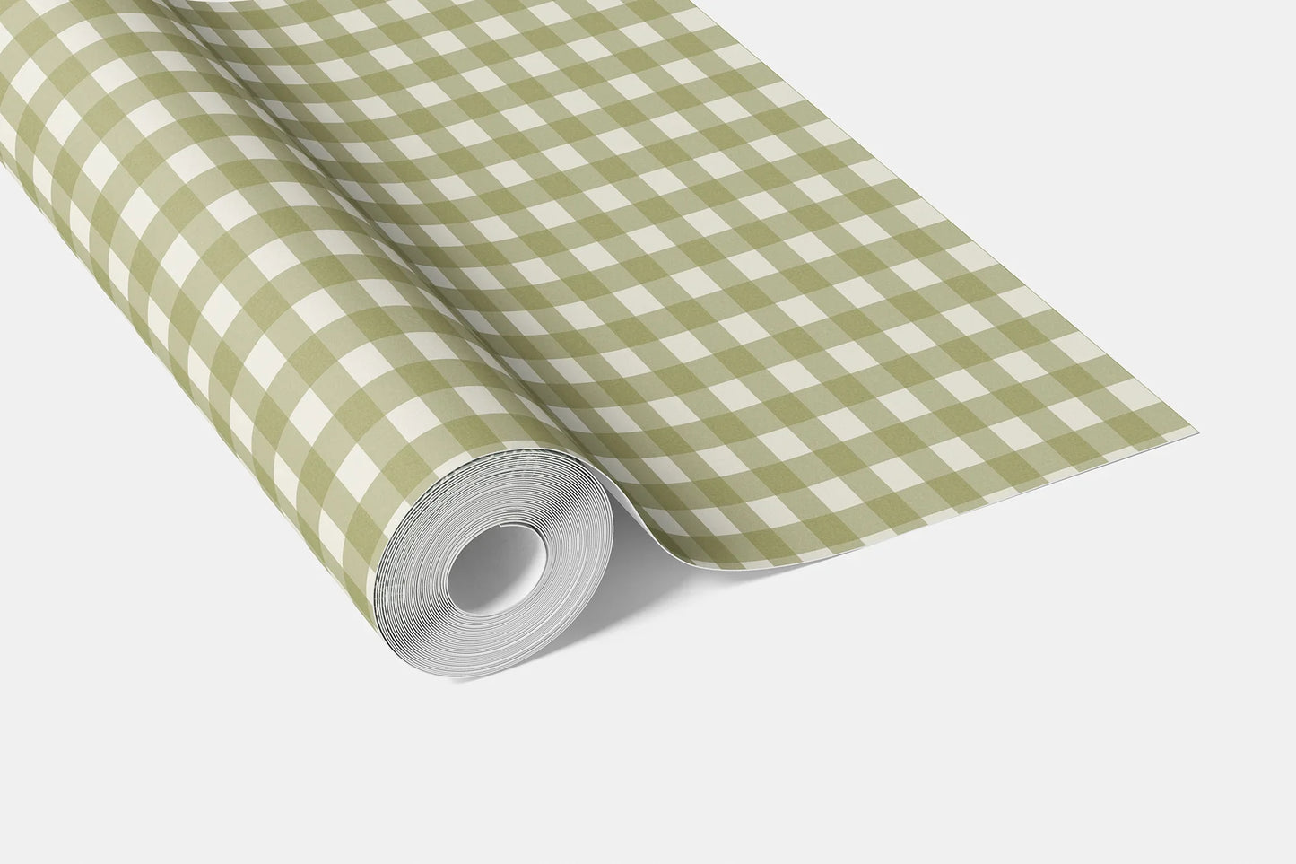 Brackenfield Check Wallpaper - Meadow Linen