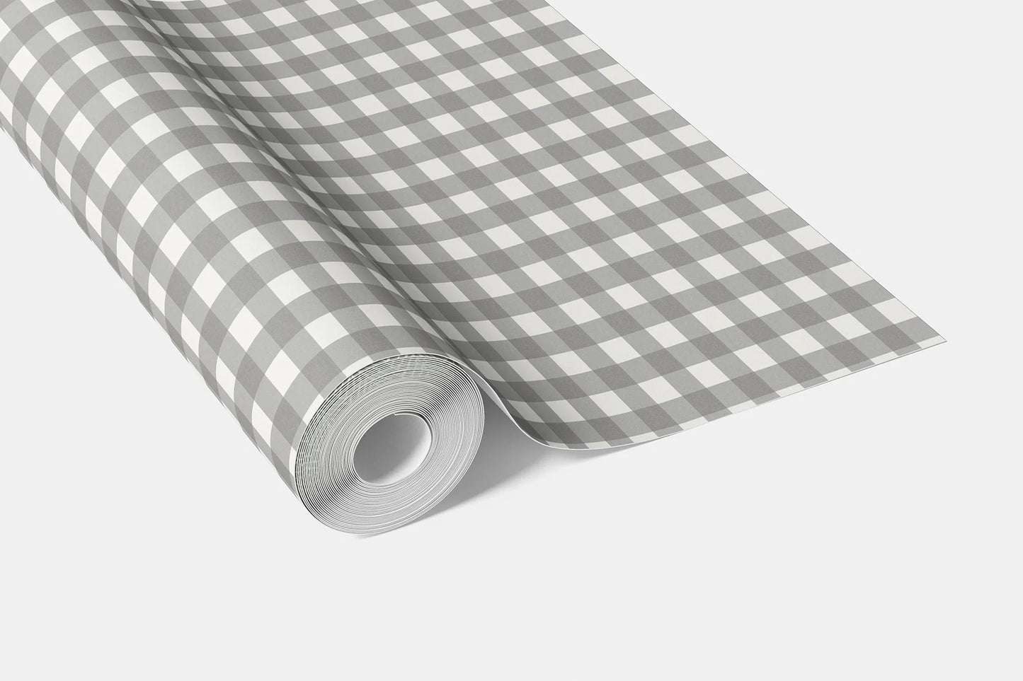 Brackenfield Check Wallpaper - Morning Fog