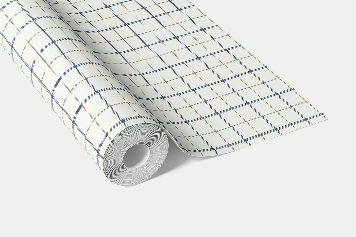 Ashford Ledger Wallpaper - Blue Registry