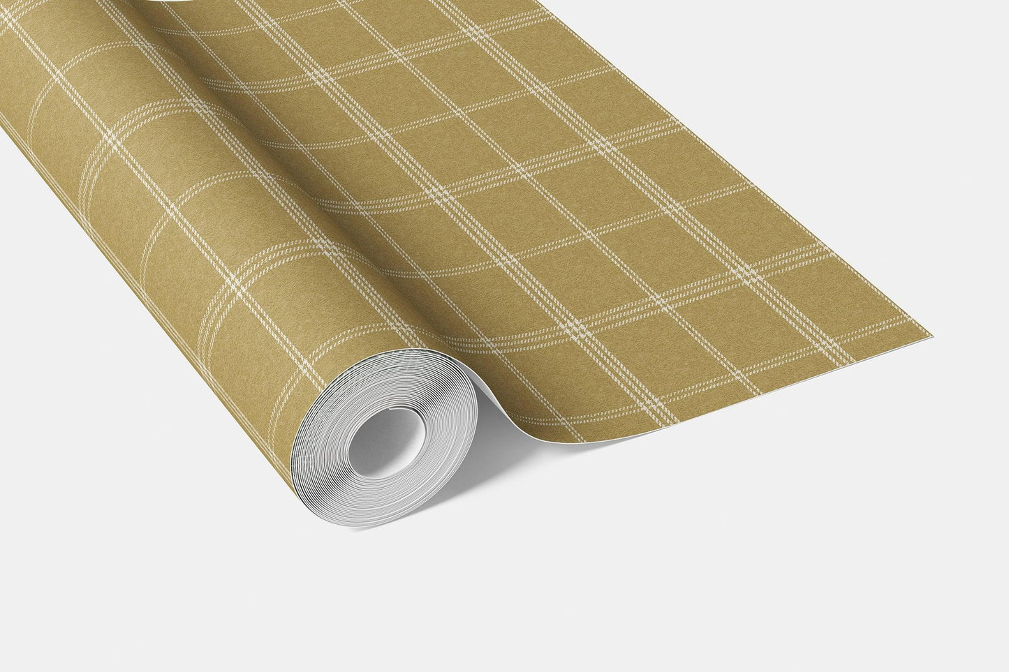 Wycliffe Register Wallpaper - Aged Ochre