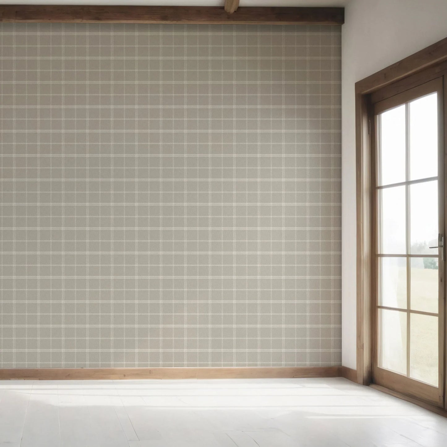 Wycliffe Register Wallpaper - Soft Fawn