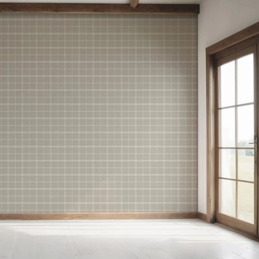 Wycliffe Register Wallpaper - Soft Fawn