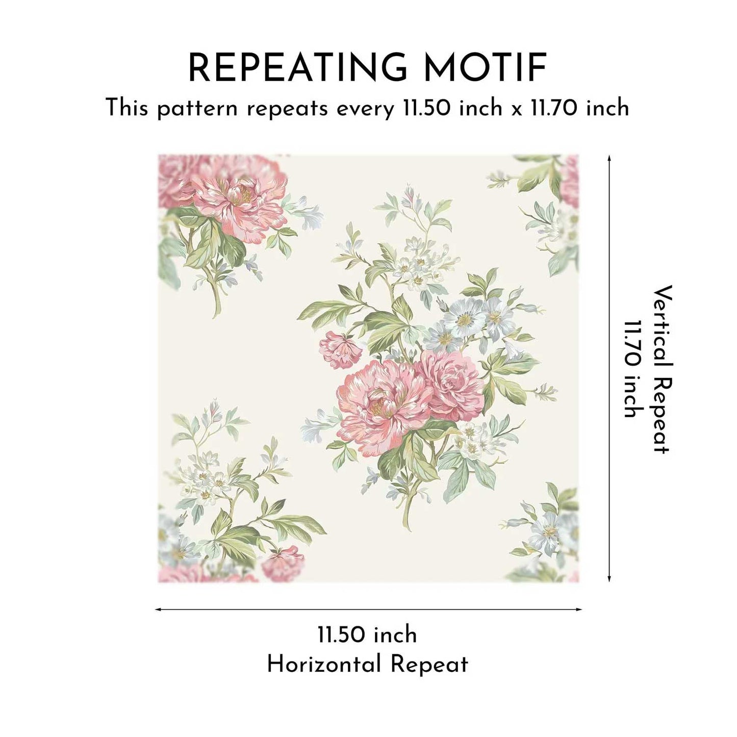 Rosemoor Wallpaper - Classic Cream