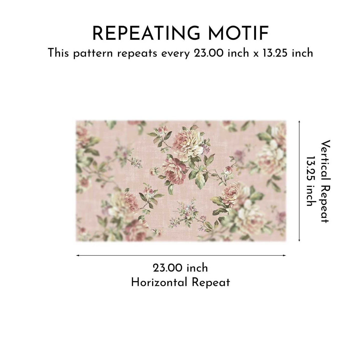 Ashbourne Manor Wallpaper - Blush Rose