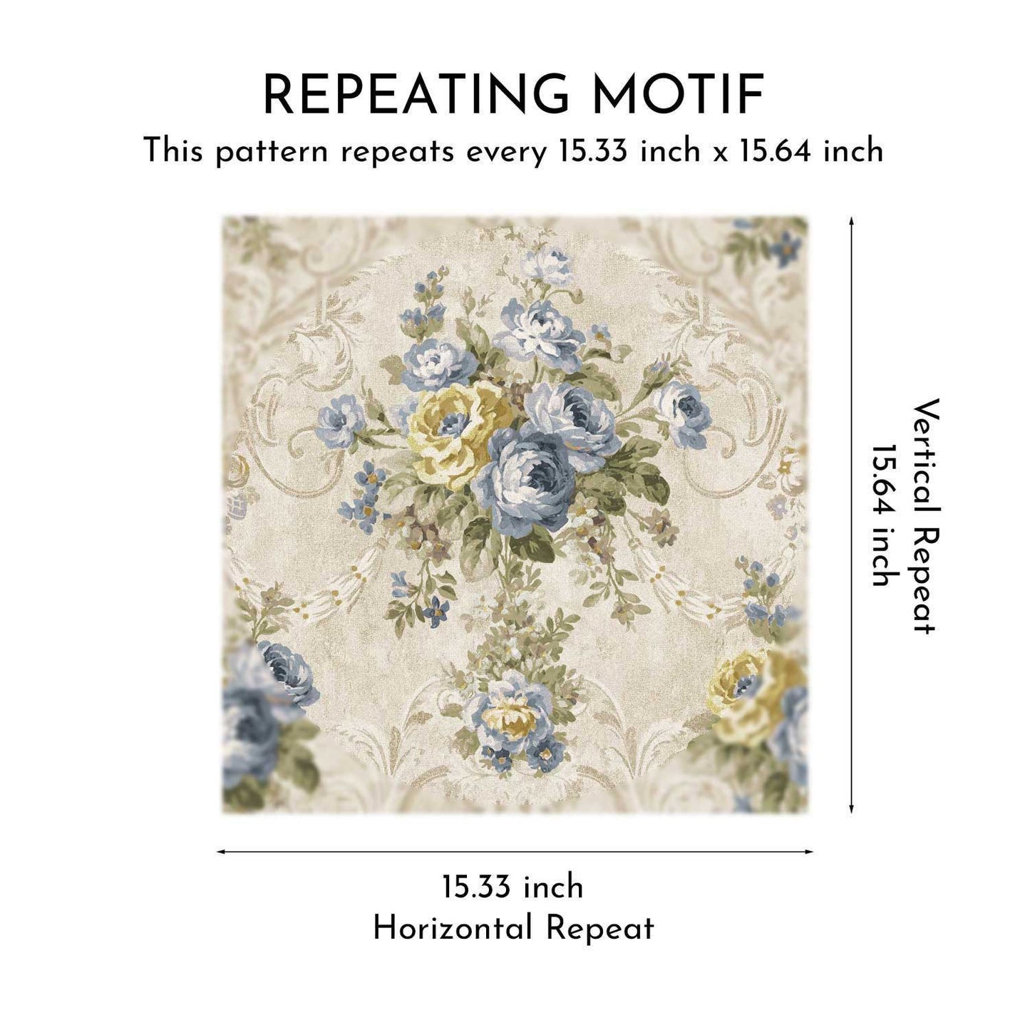 Belvoir Bloom Wallpaper - Cornflower Charm