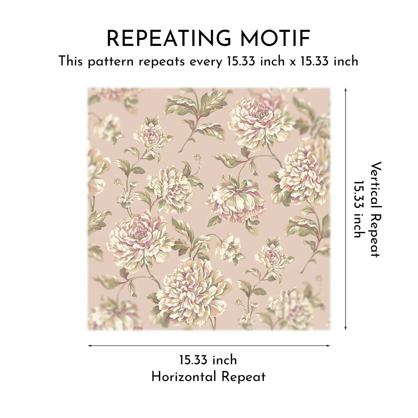 Bloomsbury Elegance Wallpaper - Rosewood Blush