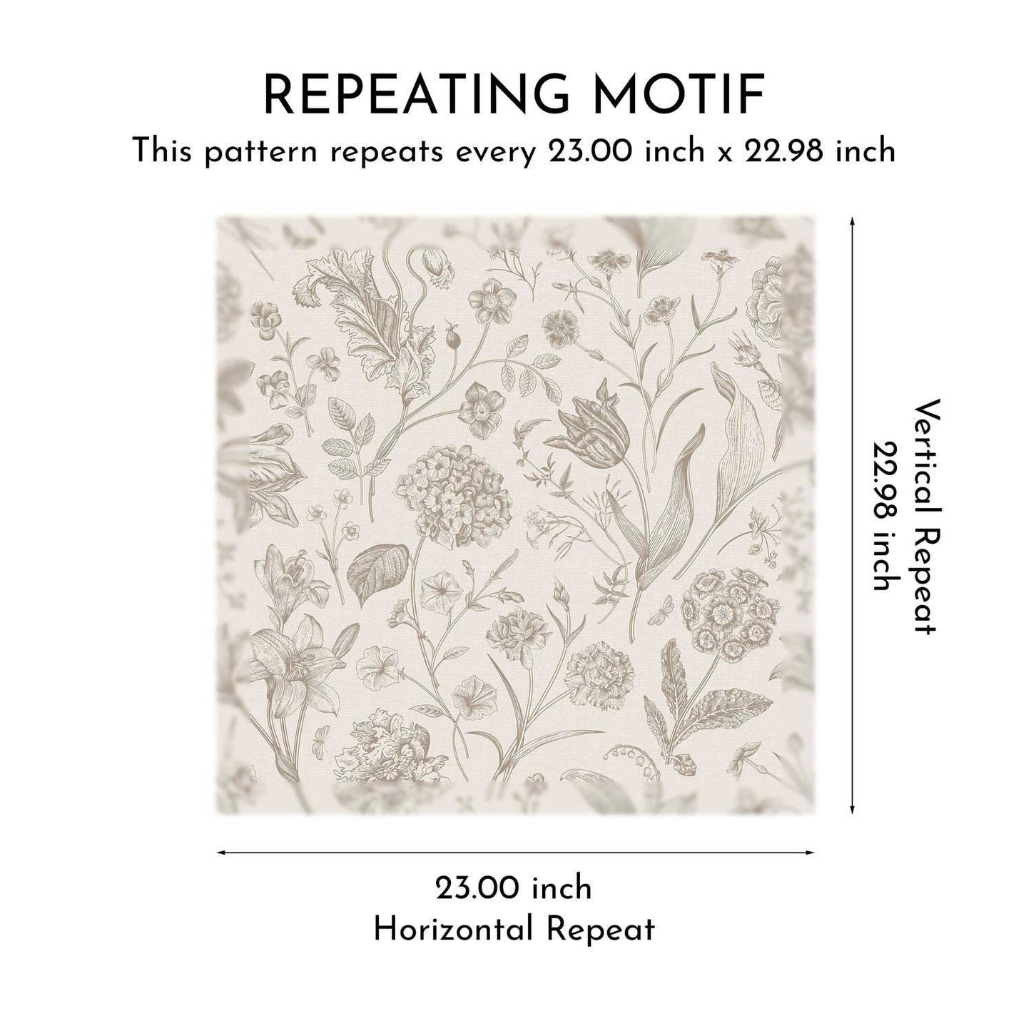Garden Anthology Wallpaper - Antique Ivory