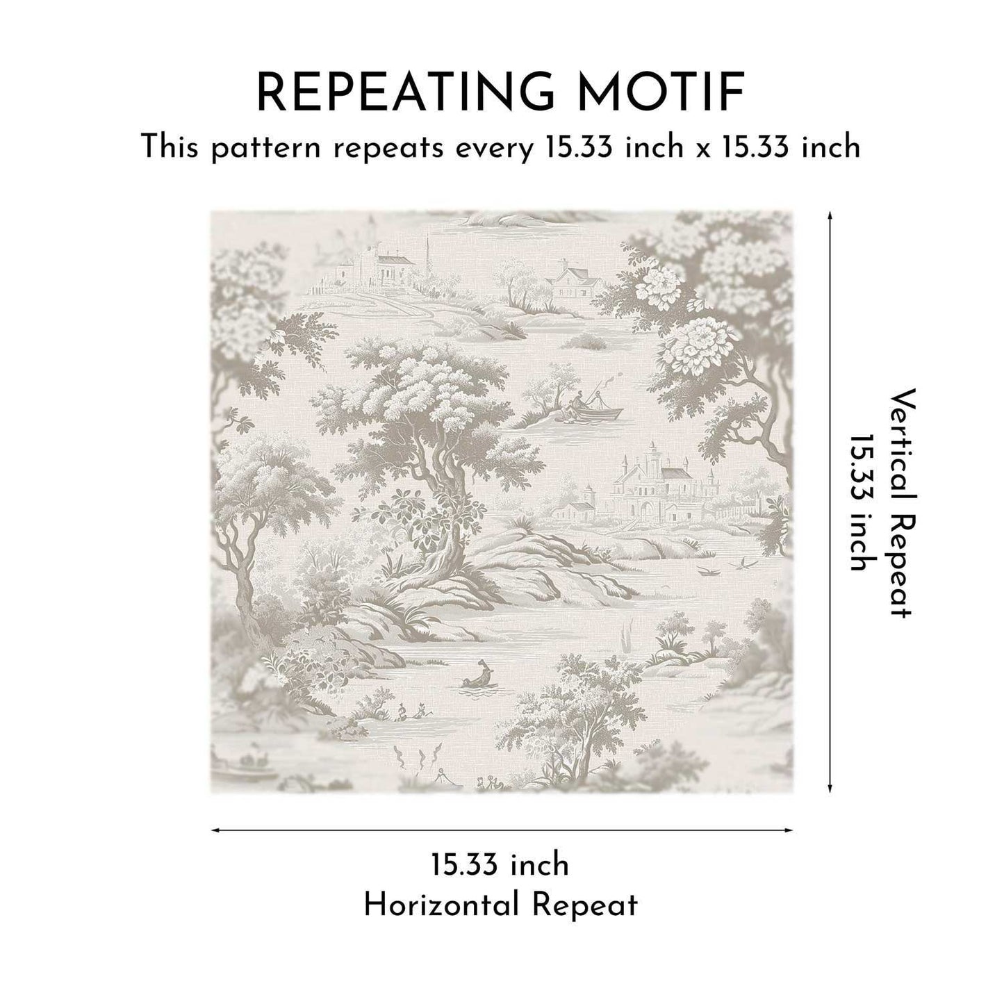 Pastoral Elegy Wallpaper - Misty Taupe