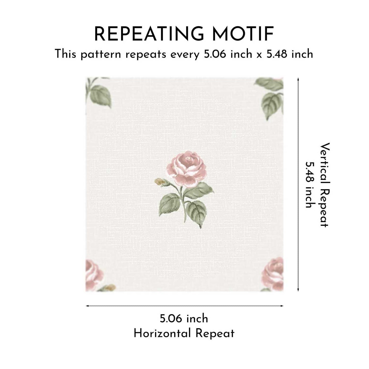 Rosewood Sprig Wallpaper - Blush Petal