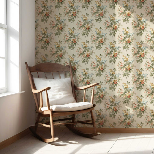 Chatsworth Charm Wallpaper - Golden Tapestry