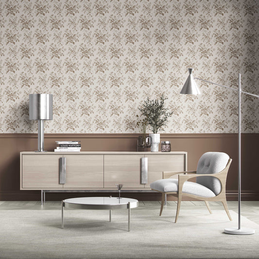 Rosalind Manor Wallpaper - Antique Gold