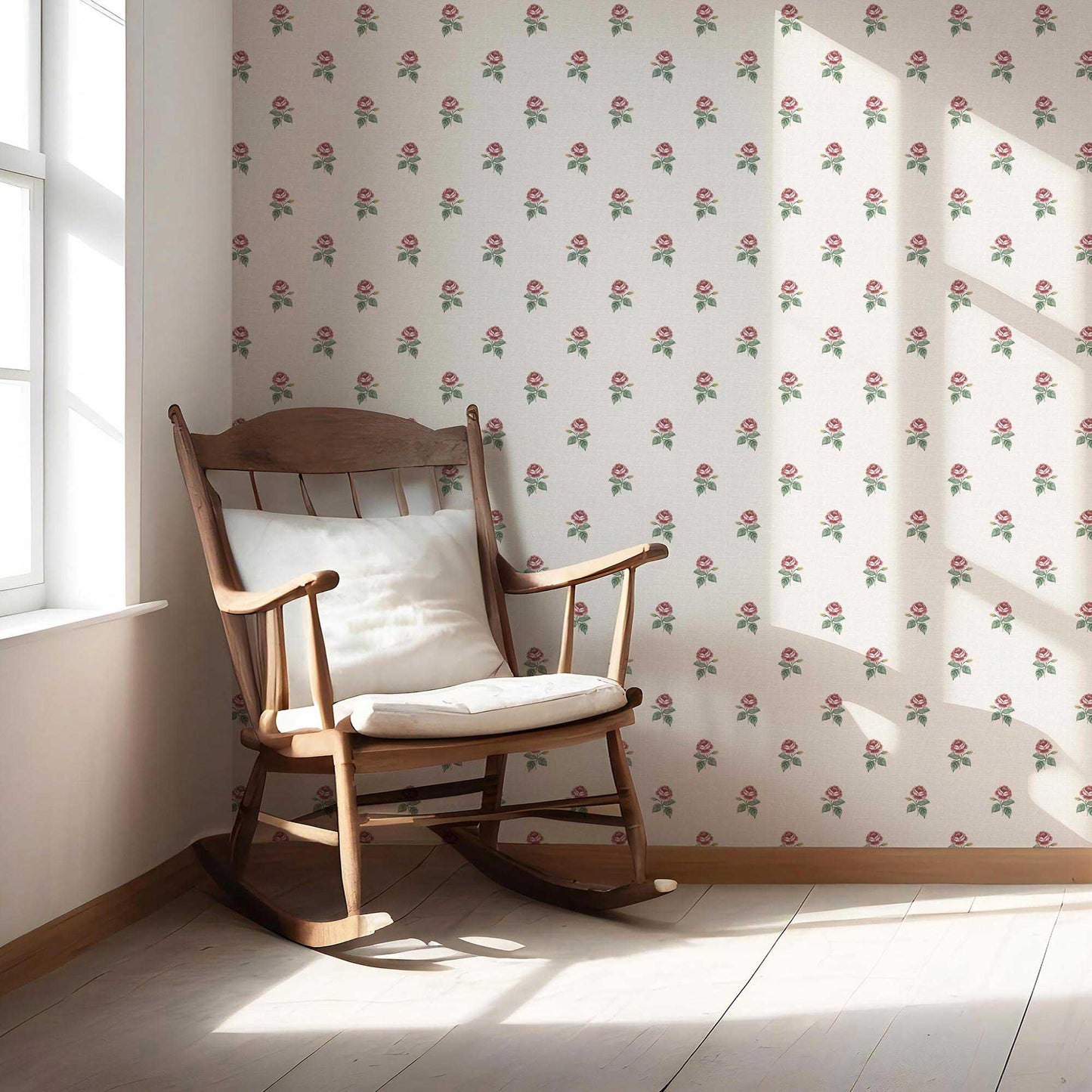 Rosewood Sprig Wallpaper - Heritage Rose
