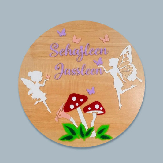 Fairy Wings Name Plaque