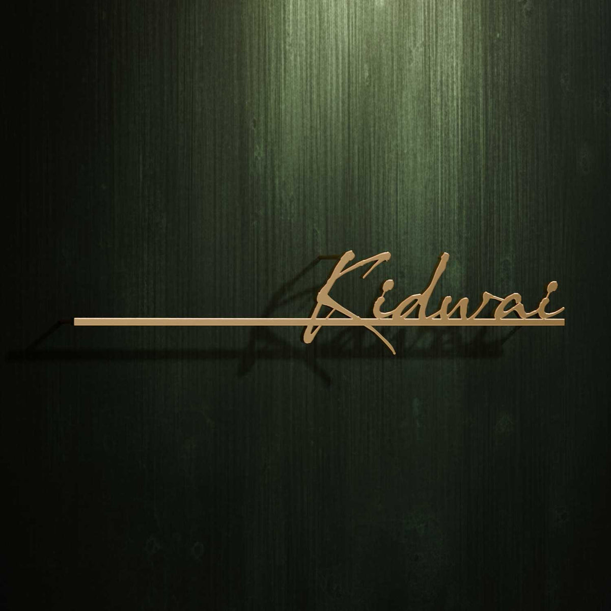 Kidwai Stainless Steel Floating Nameplate – Housenama