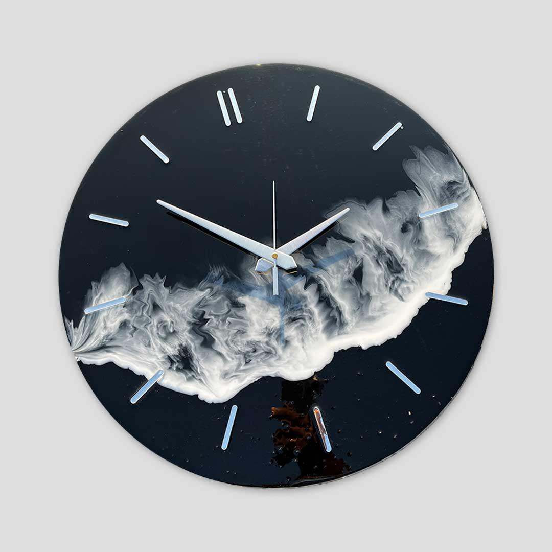Midnight Ocean Resin Wall Clock