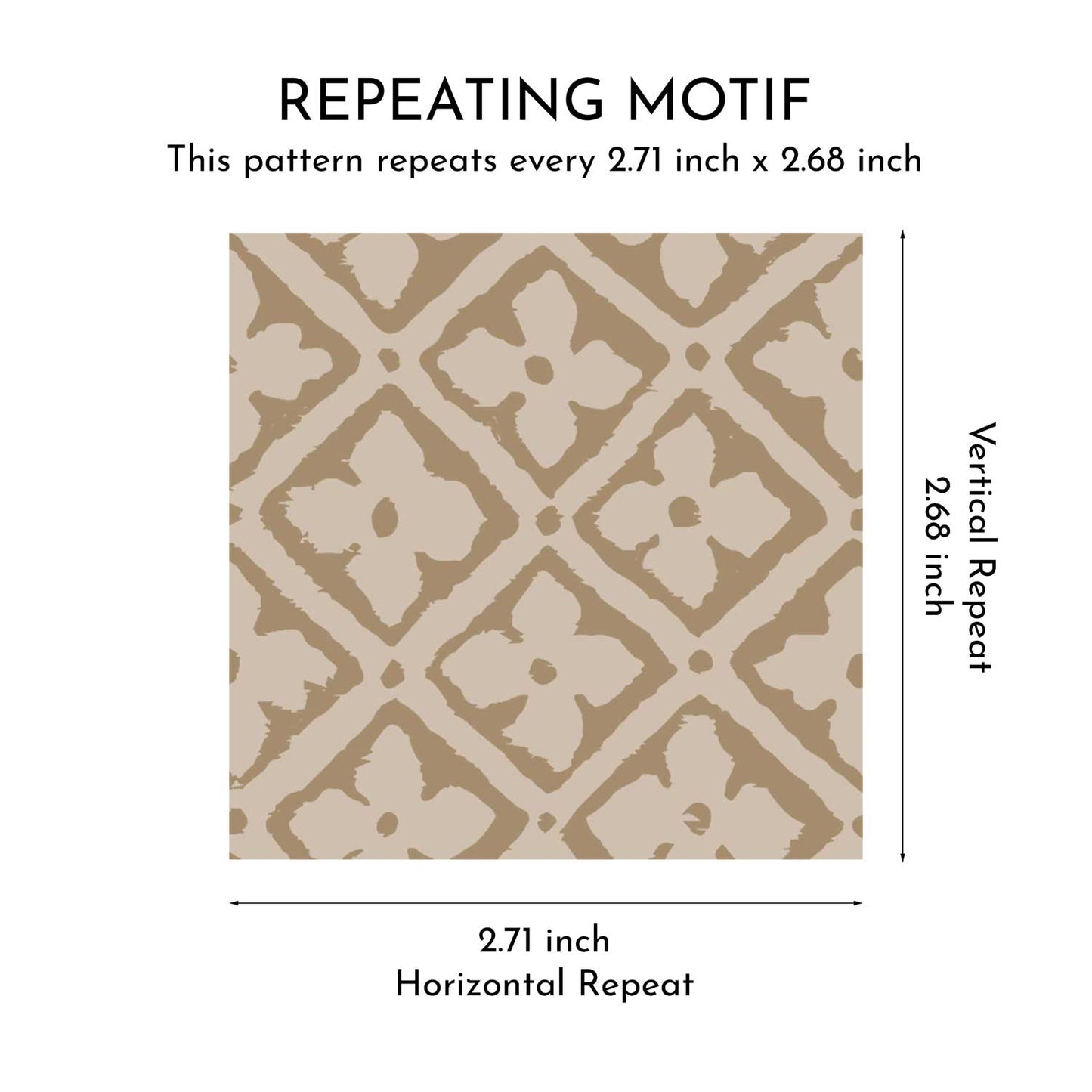 Jharokha Lattice Wallpaper - Desert Sand