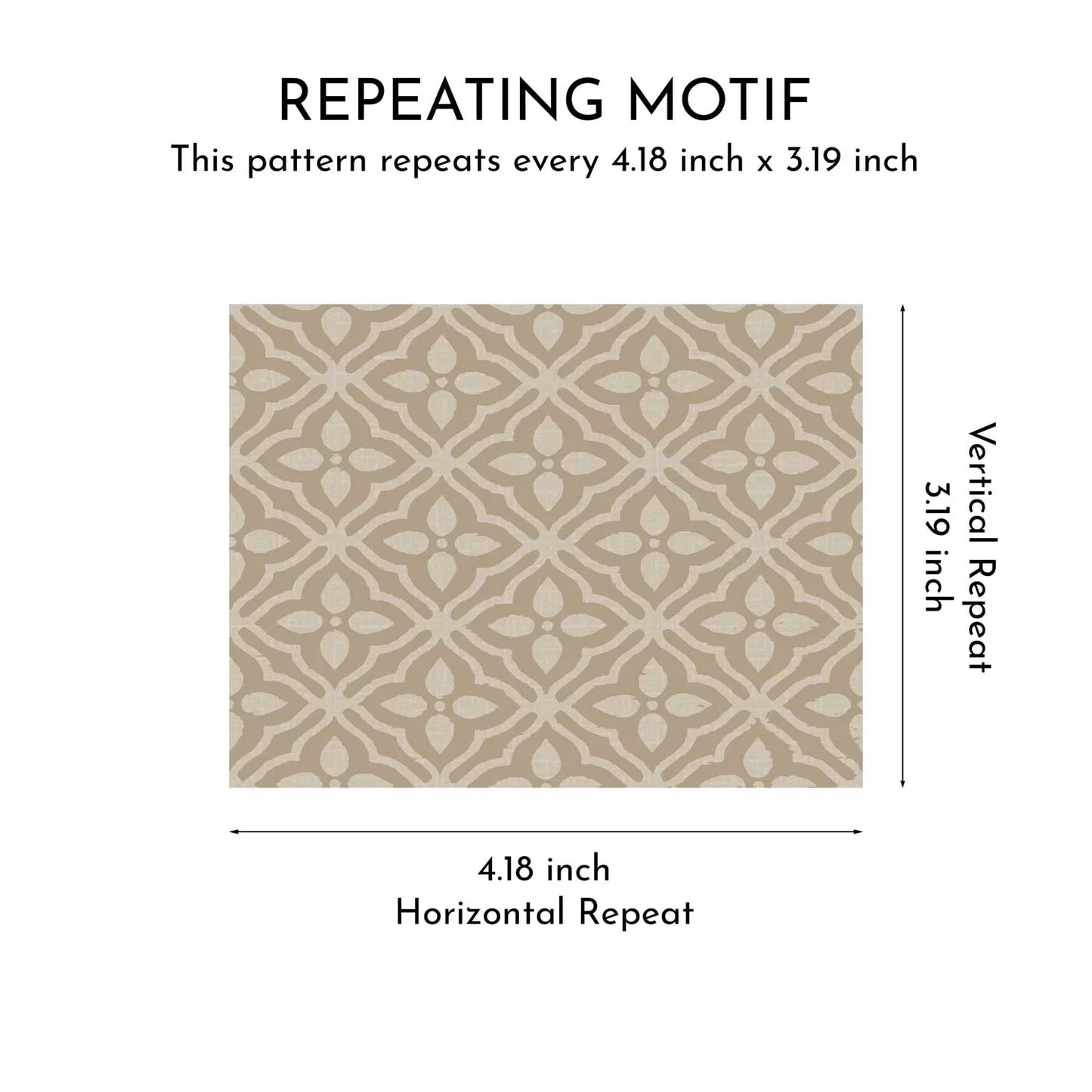 Sundar Mahal Wallpaper - Earthy Taupe