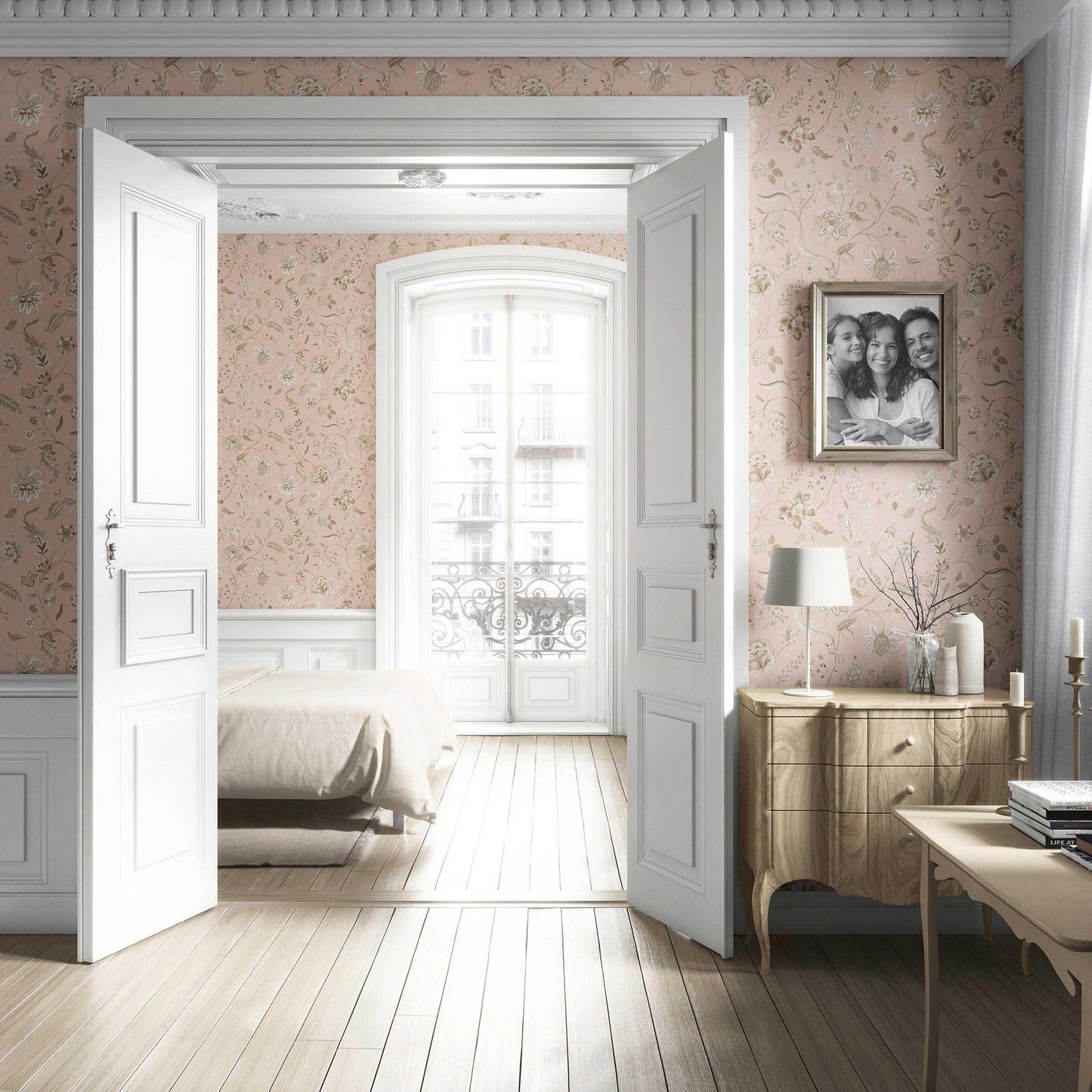 Amerbagh Wallpaper - Rose Sand