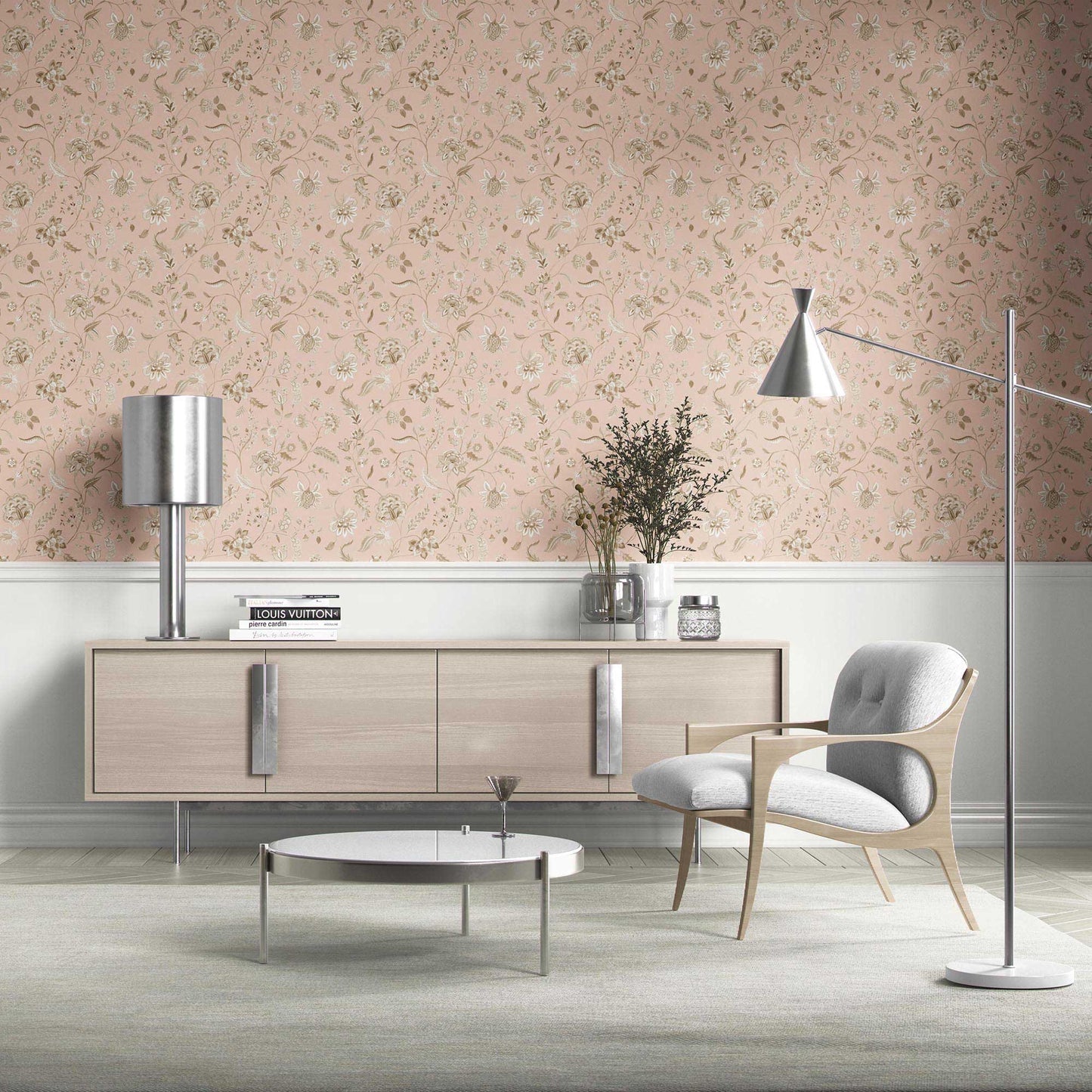 Amerbagh Wallpaper - Rose Sand