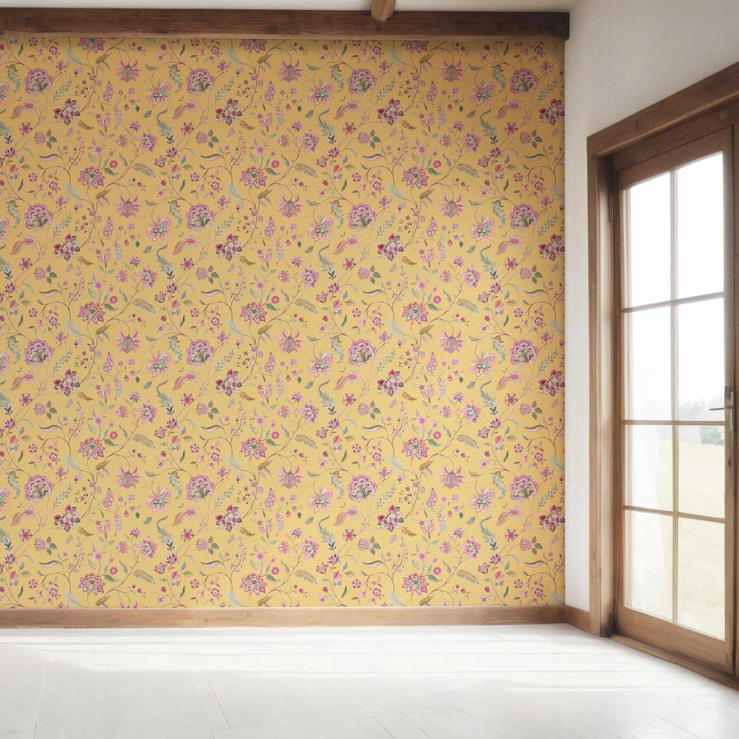 Amerbagh Wallpaper - Marigold Meadow