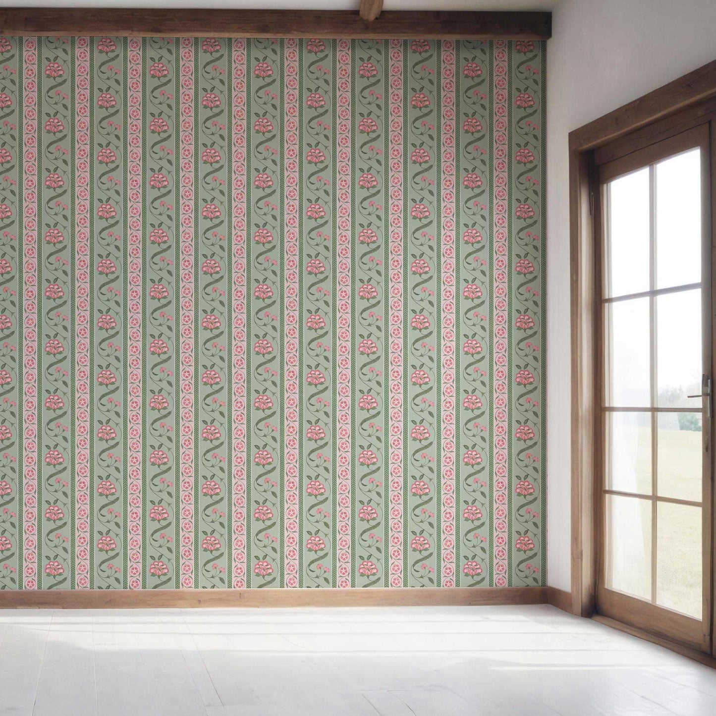 Phool Patti Wallpaper - Rose Garden