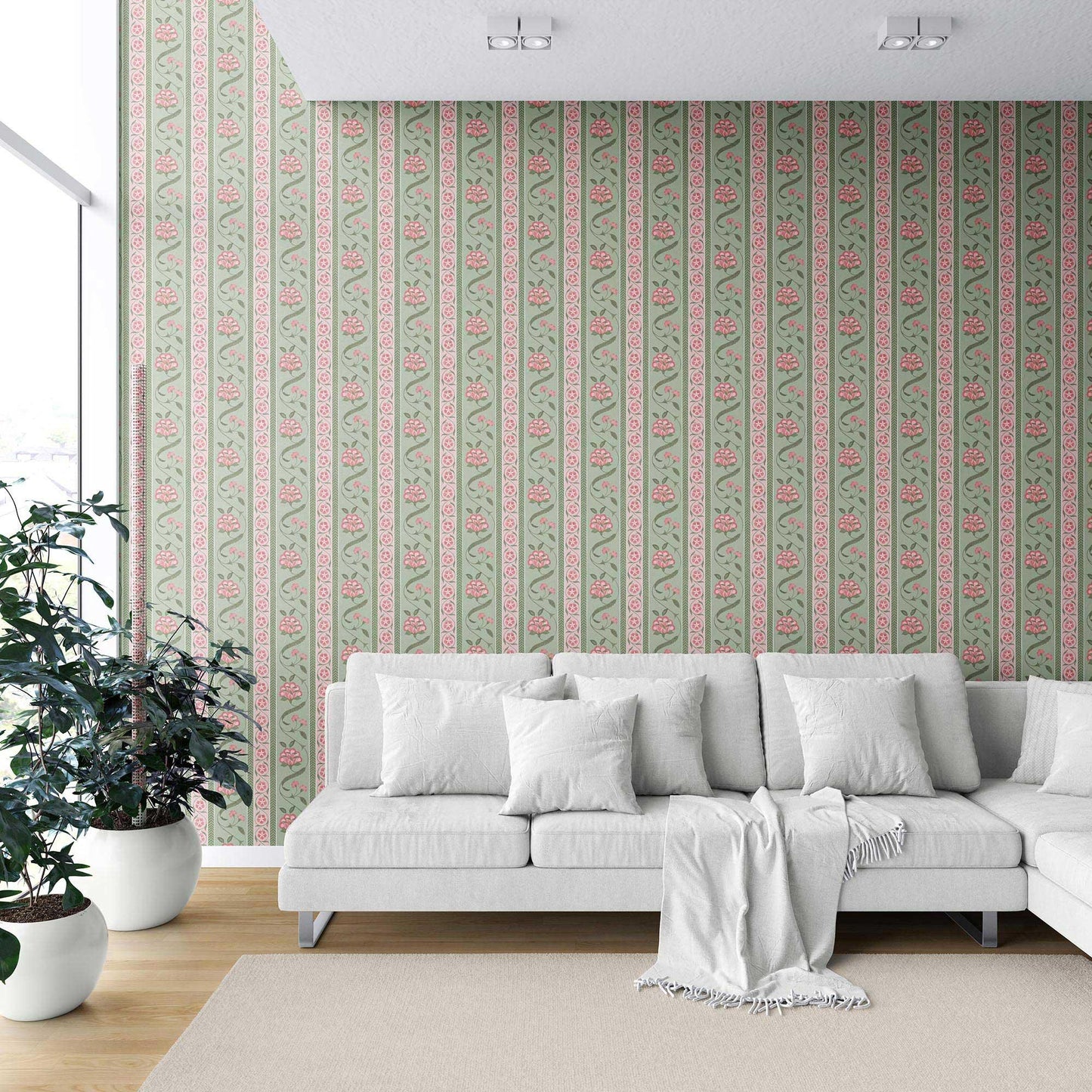 Phool Patti Wallpaper - Rose Garden