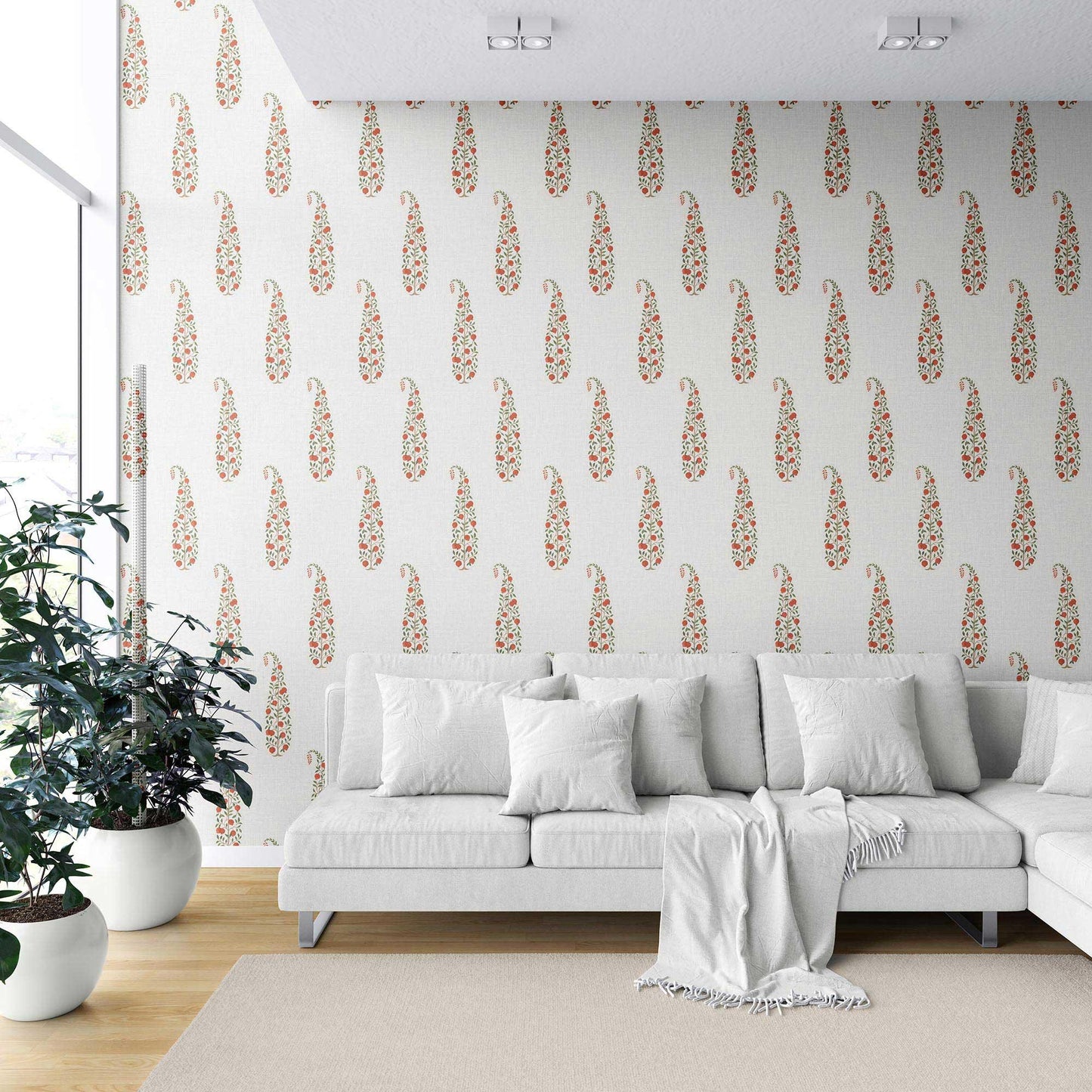Phal Bagh Wallpaper - Coral Orchard