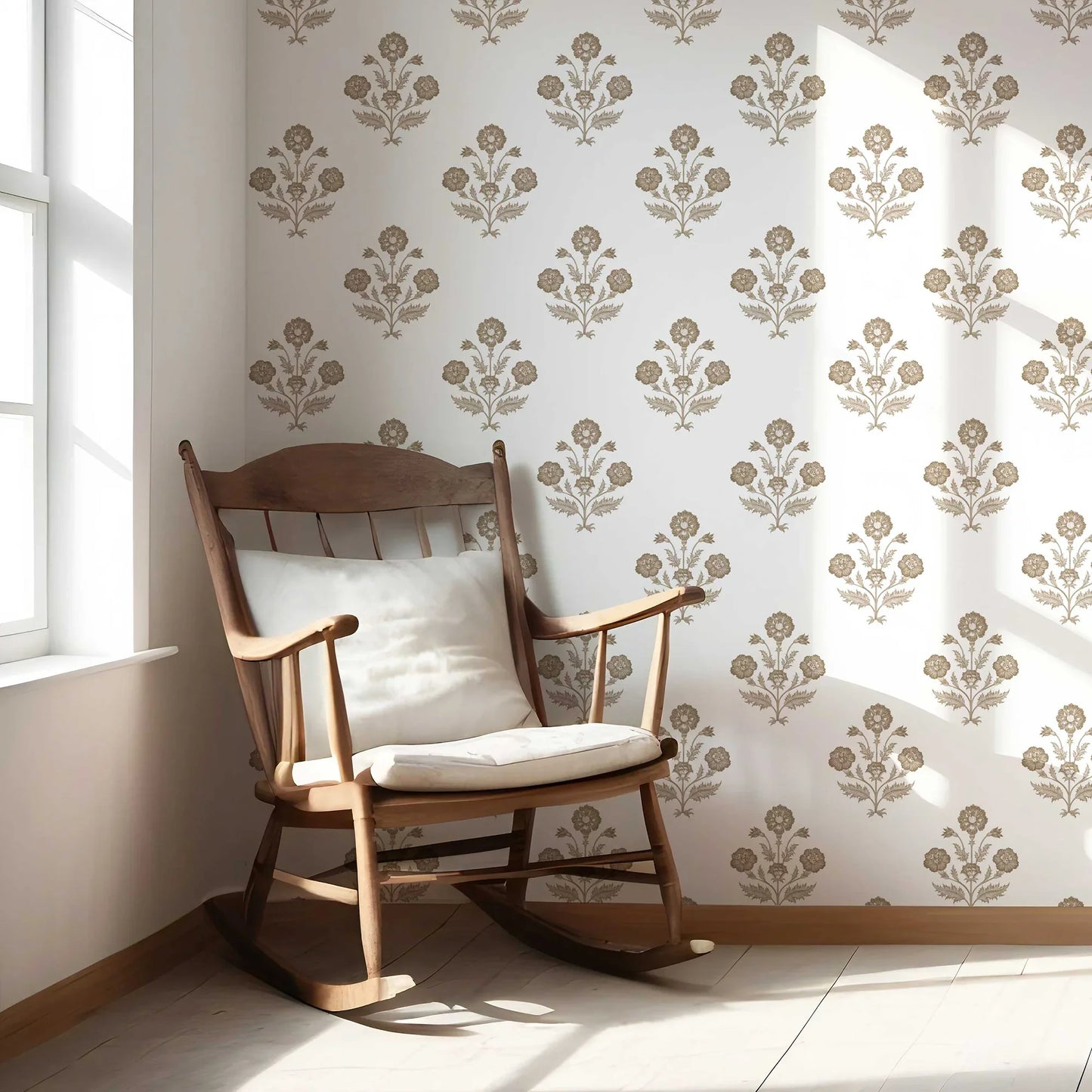 Amber Courtyard Wallpaper - Desert Sandstone