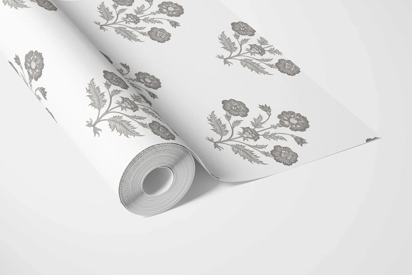 Amber Courtyard Wallpaper - Antique Pewter