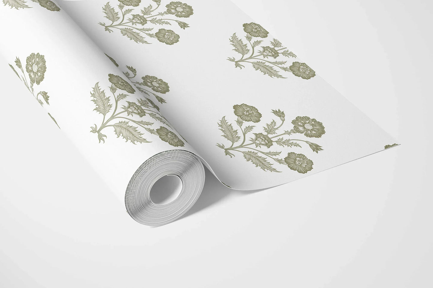 Amber Courtyard Wallpaper - Olive Grove