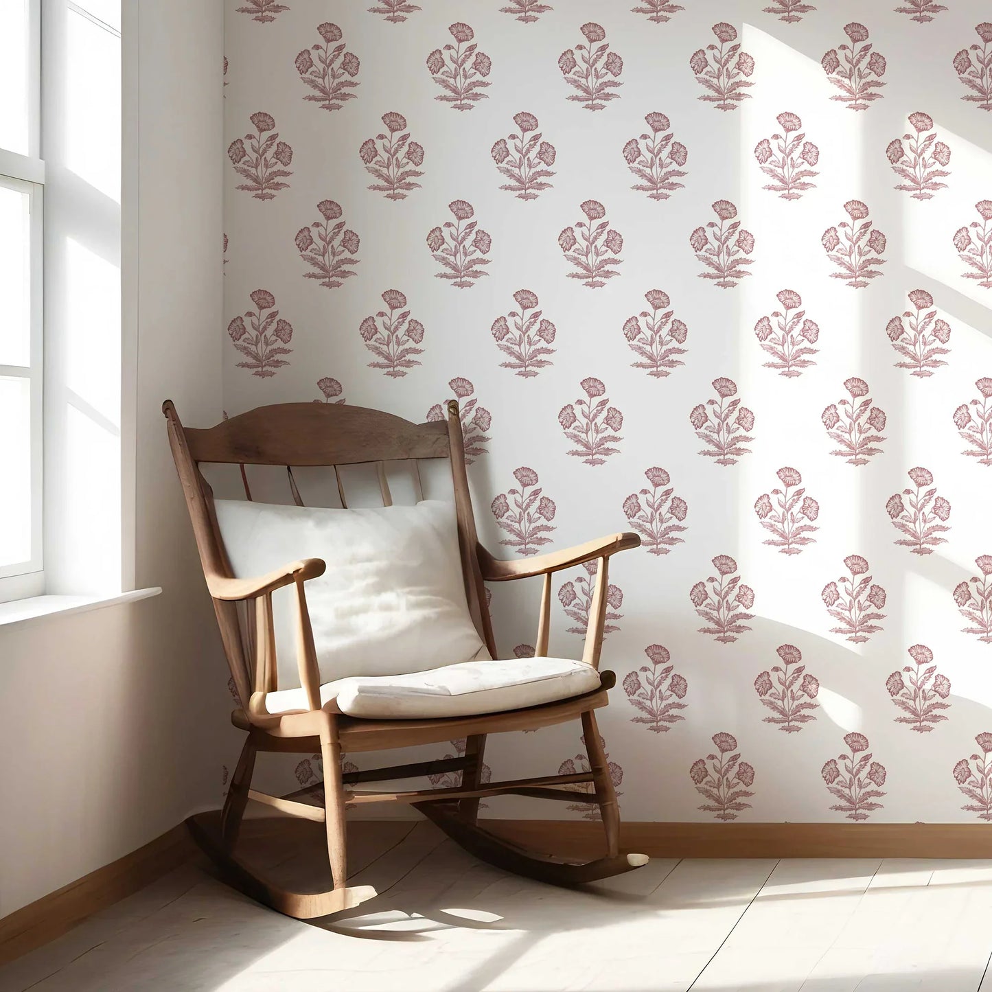 Mehrangarh Bloom Wallpaper - Blush Royale