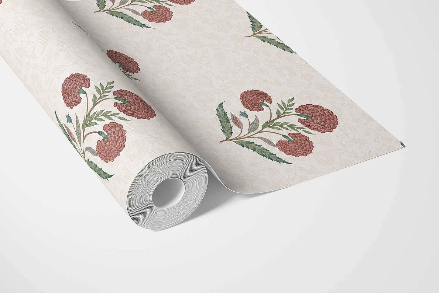 Chandni Bagh Wallpaper - Terracotta Bloom