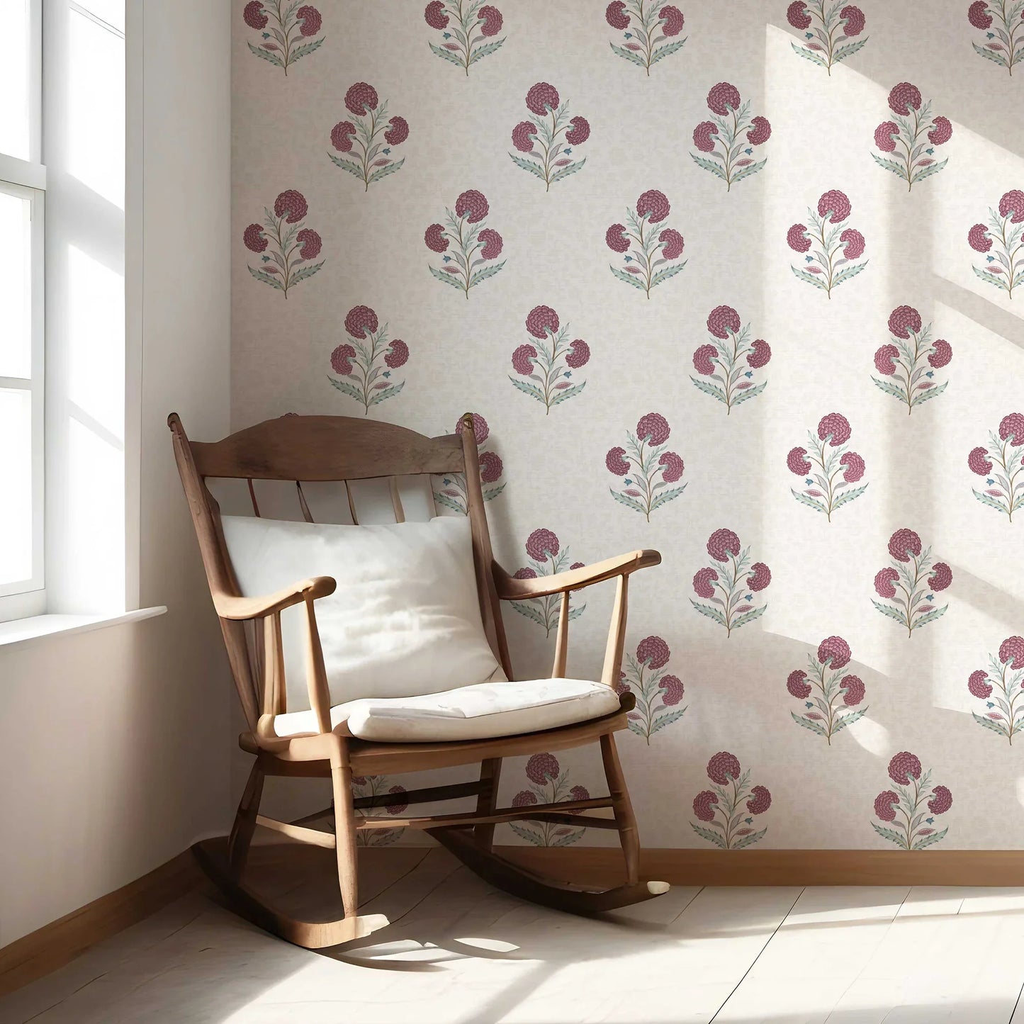 Chandni Bagh Wallpaper - Plum Royale