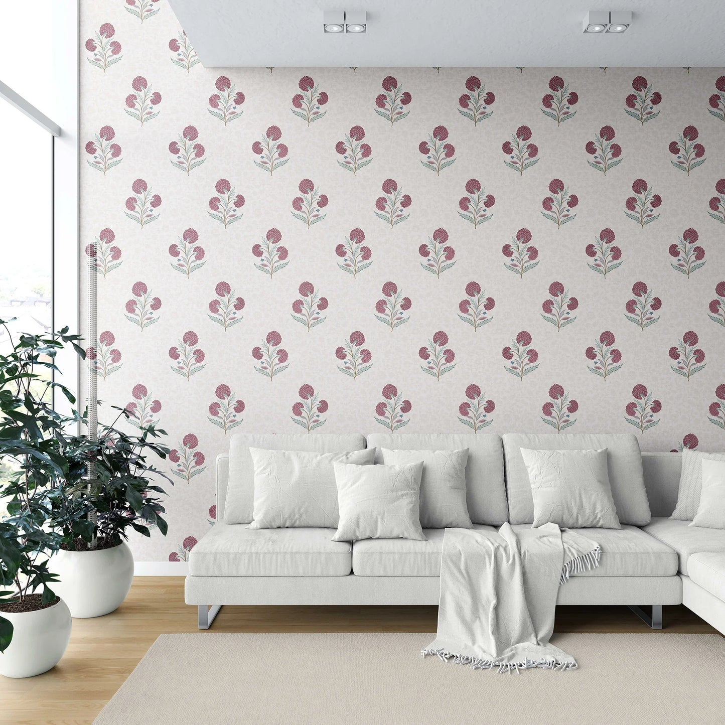 Chandni Bagh Wallpaper - Plum Royale