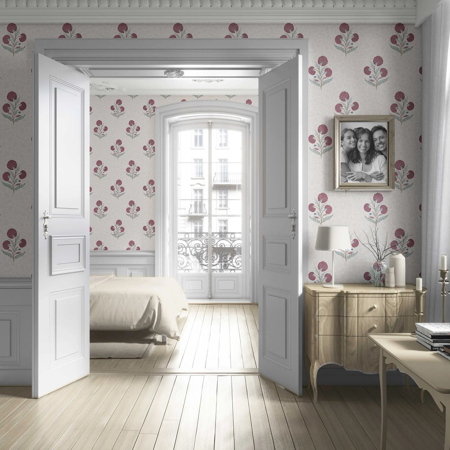Chandni Bagh Wallpaper - Plum Royale