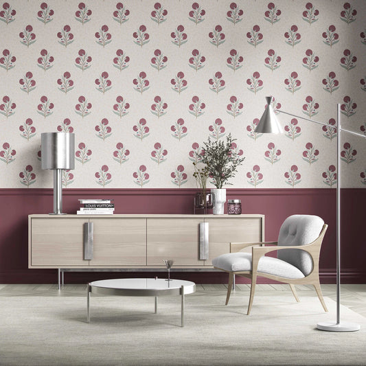 Chandni Bagh Wallpaper - Plum Royale