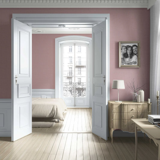 Sundar Mahal Wallpaper - Rosewood Blush