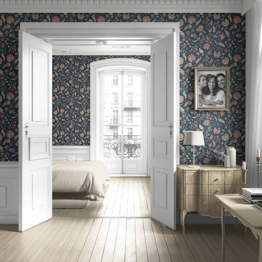 Amerbagh Wallpaper - Sapphire Grace